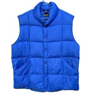 Lands’ End Blue Goose Down Puffer Vest Men’s L 42-44
